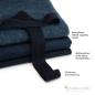 Preview: Bio WollWendefleece - Lagoblau