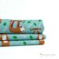 Preview: Bio Lyocell/Wollfrottee Faultiere auf Arctic Blue