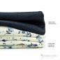 Preview: Bio Wolle Seide dunkle Streublumenwiese Singlejersey