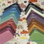 Preview: Bio Wolljersey Jacquard Regenbogen auf Ecru