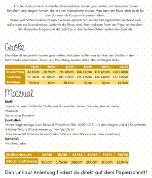 Preview: Lotte & Ludwig Papierschnittmuster - Fräulein Lenz