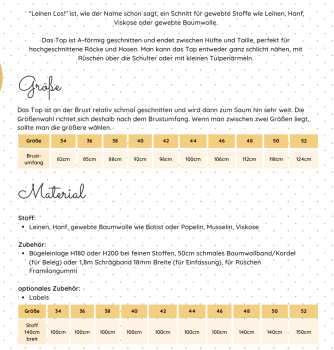 Preview: Lotte & Ludwig Papierschnittmuster - Leinen Los
