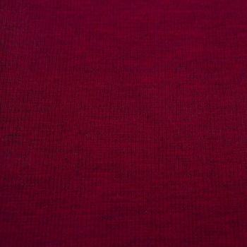 Preview: Bio Wollbündchen - rot meliert - Rippe im Schlauch 2024