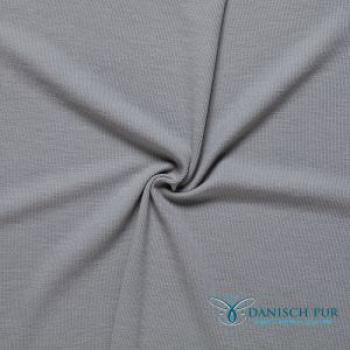 Preview: Bio Wollbündchen - Achatgrau - Rippe im Schlauch