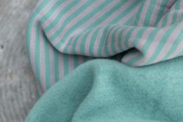 Bio Woll-Kuschelsweat Mint-Grau
