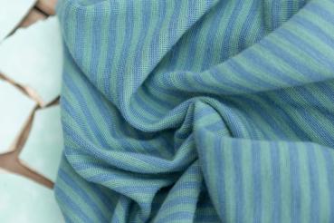 Preview: Bio Woll-Kuschelsweat Mint-Grau
