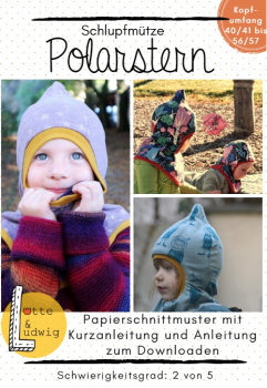 Lotte & Ludwig Papierschnittmuster Polarstern Kids