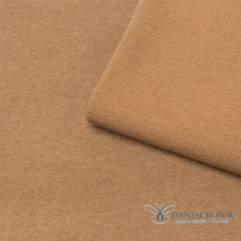 Preview: Bio Wollbündchen - Camel - Rippe im Schlauch