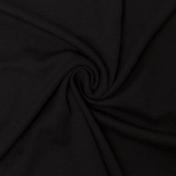 Preview: (Dickerer) Bio Wolljersey - Schwarz - 2023