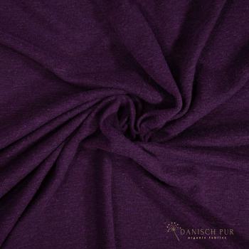 Preview: Bio Hanf Lyocell Singlejersey Aubergine