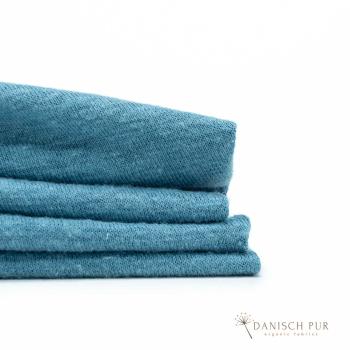 Bio Hanf Lyocell Singlejersey Eisblau