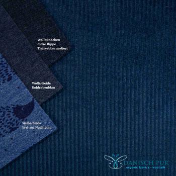 Preview: Webware Hanf Lyocell Cord Königsblau (55% Hanf-45% TENCEL™ Lyocell)