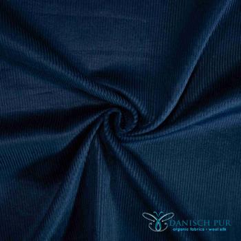 Preview: Webware Hanf Lyocell Cord Königsblau (55% Hanf-45% TENCEL™ Lyocell)