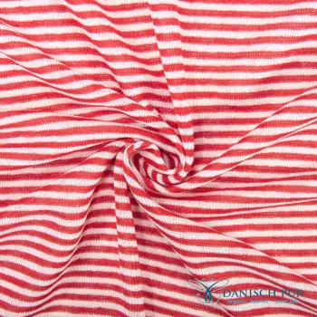 Preview: Bio reiner Hanfjersey (kba) - Erdbeersahne Ringel