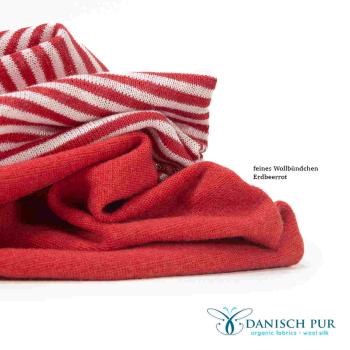 Preview: Bio reiner Hanfjersey (kba) - Erdbeersahne Ringel