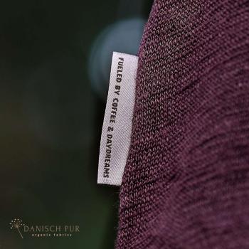 Bio reiner Hanfjersey (kba) - Schokokirsch