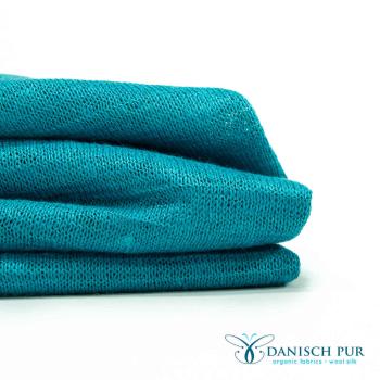 Bio reiner Hanfjersey (kba) - Türkis