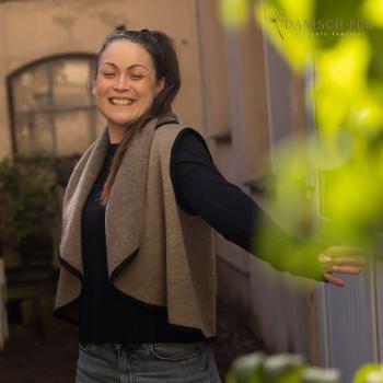 Preview: Bio WollWendefleece - Taupe
