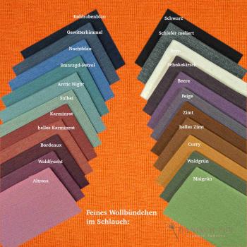 Preview: Bio Wollbündchen - Hokkaido - Rippe im Schlauch