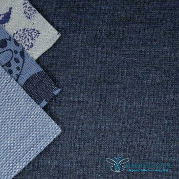 Preview: Bio Wollbündchen - Lagoblau - Rippe im Schlauch