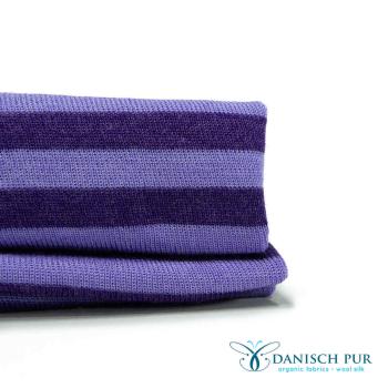 Bio Wolle Seide Amethyst Ringel