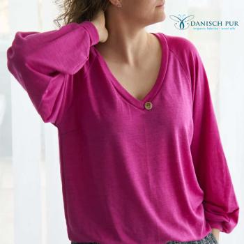 Preview: Bio Wolljersey Magnolien-Cino (70% Schurwolle Merino, kbt, mulesingfrei, 30% Seide)