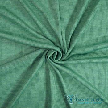 Bio Merino Seide Fein-Rippenwolljersey  Salbei