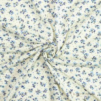 Bio Wolle Seide dunkle Streublumenwiese Singlejersey