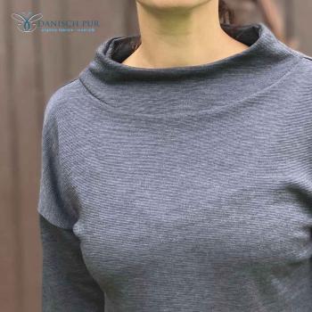 Preview: (Dickerer) Bio Wolljersey - Carbonio Cino