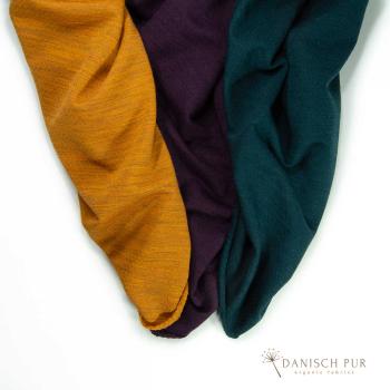 Preview: Mantelfutter/Strukturfutter Wolle (Merino, kbt, 100%) - Petrol meliert