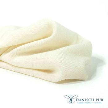 Preview: Bio Sommerstrick Wollweiss Single Jersey (Merino, kbt, mulesingfrei)