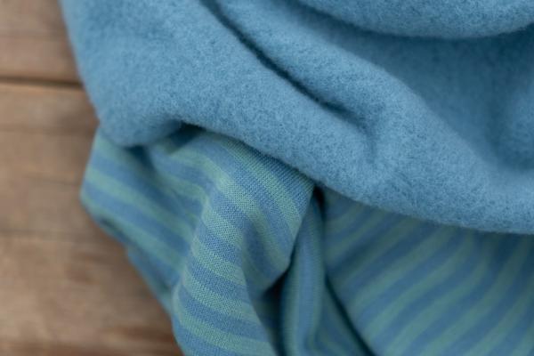 Bio Woll-Kuschelsweat Azur-Mint