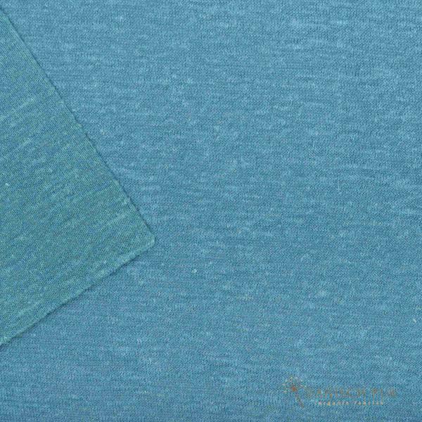 Bio Hanf Lyocell Singlejersey Eisblau