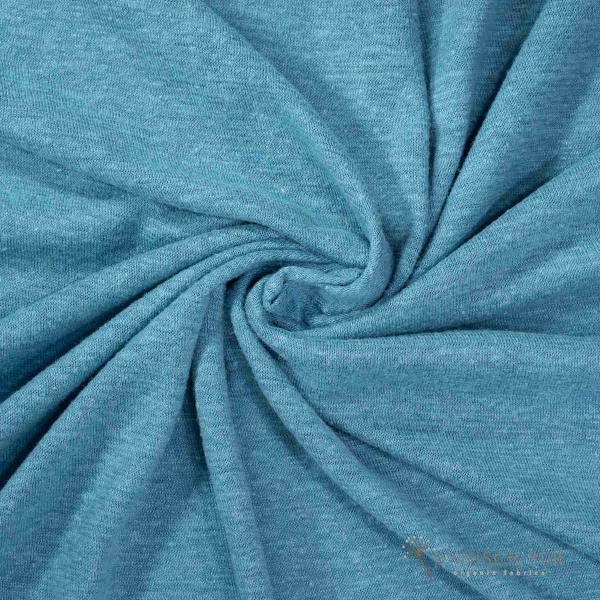 Bio Hanf Lyocell Singlejersey Eisblau
