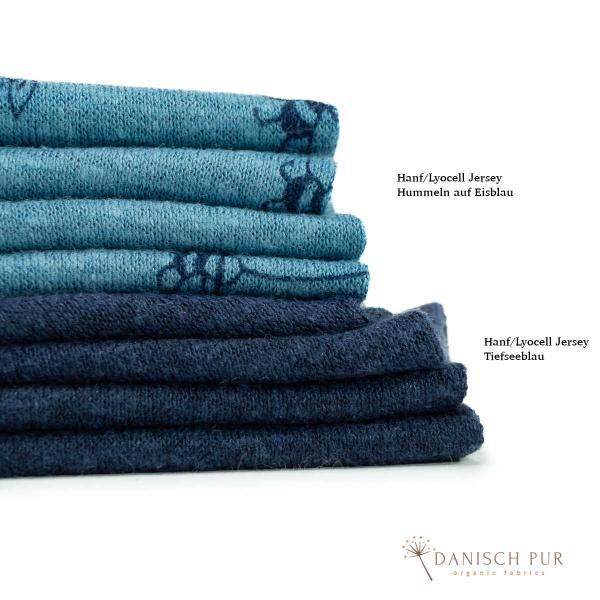 Bio Hanf Lyocell Singlejersey Tiefseeblau 2026