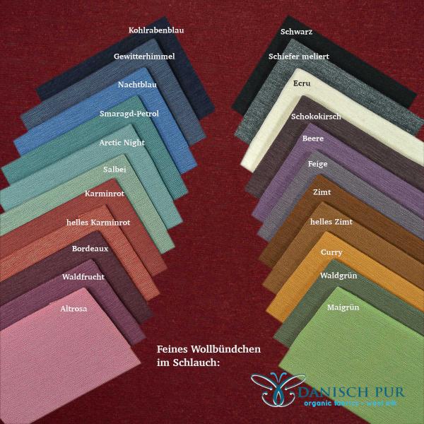 Bio Hanf Lyocell Singlejersey Karminrot
