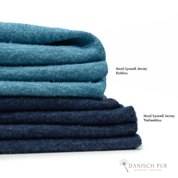 Bio Hanf Lyocell Singlejersey Tiefseeblau 2026