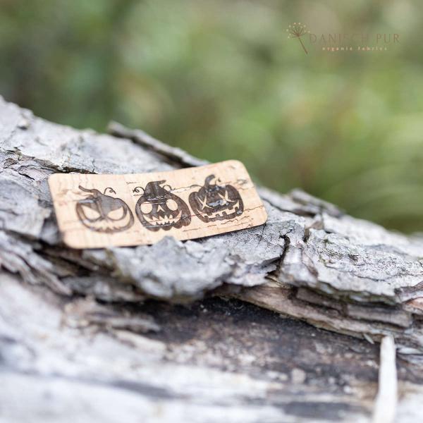 Korkpatch/Korklabel "Kürbis"