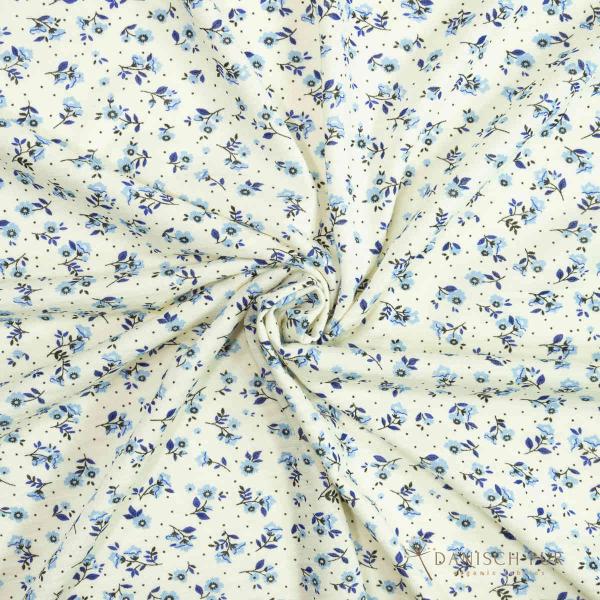 Bio Wolle Seide dunkle Streublumenwiese Singlejersey