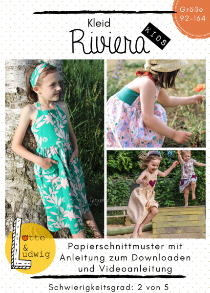 Lotte und Ludwig Papierschnittmuster Riviera Kids