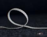 Bio Gummiband 5mm - Ecry/Rot