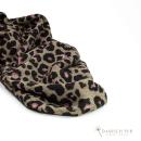 Bio Woll-Jacquard Leo Schwarz Rosenholz Taupe Rose(Merino, kbt, mulesingfrei)