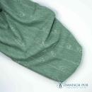 Bio Wolljersey Punkte auf Salbei Jacquard (Merino, kbt, mulesingfrei)
